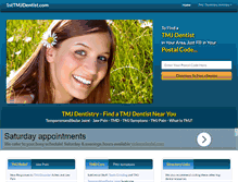 Tablet Screenshot of 1sttmjdentist.com
